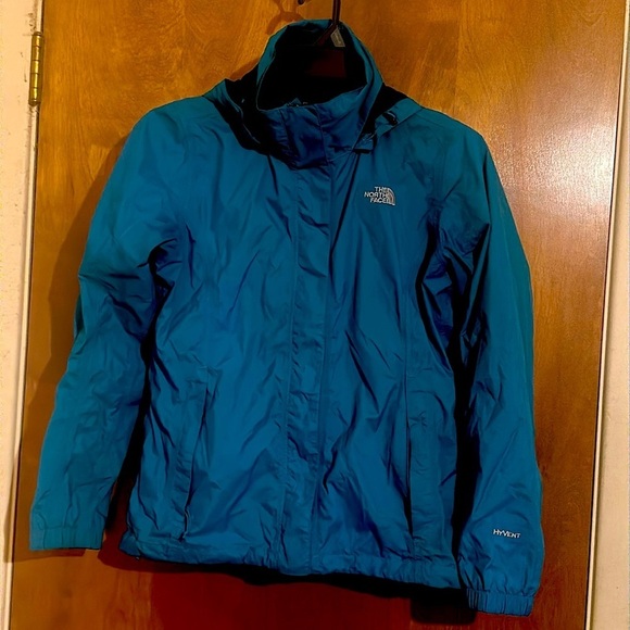 The North Face Jackets & Blazers - The North Face Women’s Jacket Rain Waterproof Windbreaker Teal M/M